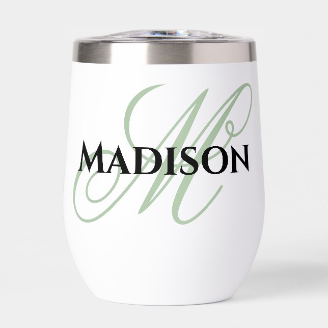 Personalized outdoor wine glass thermal wine tumbl (Front)