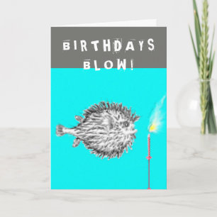 Personalized over-the-hill birthday card