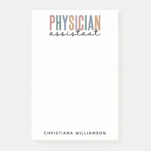 Personalized PA Physician Assistant Graduation Post-it Notes