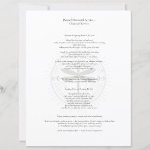 Personalized Pagan Officiant Eulogy 