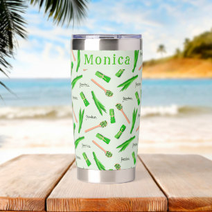 Personalized Pandan Leaf Insulated Tumbler