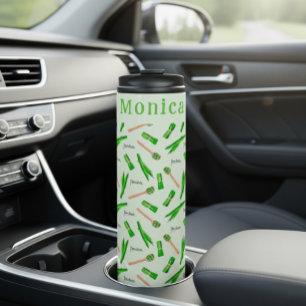 Personalized Pandan Leaf Thermal Tumbler