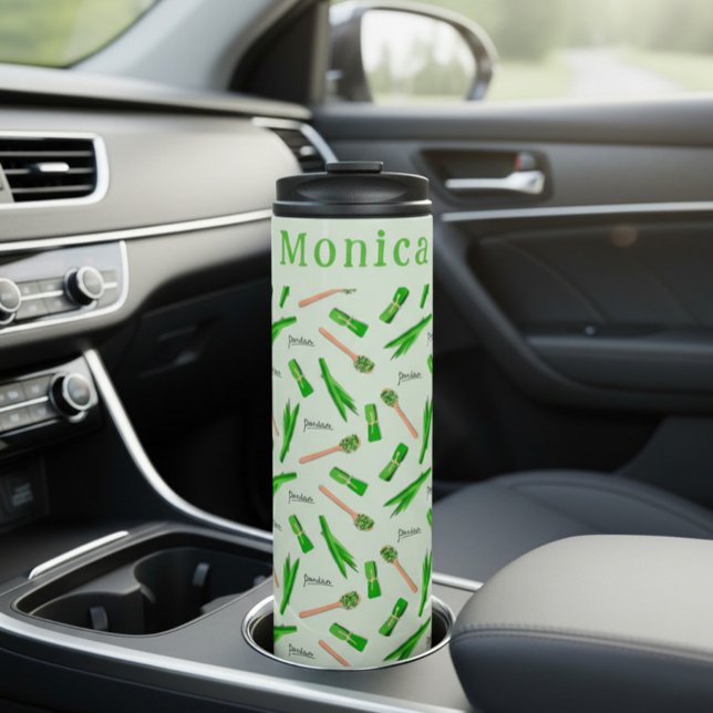 Personalized Pandan Leaf  Thermal Tumbler (Creator Uploaded)