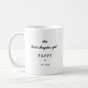 Personalized Pappy Mug New Grandpa Gift