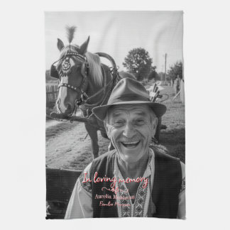 Personalized parastas tea towel