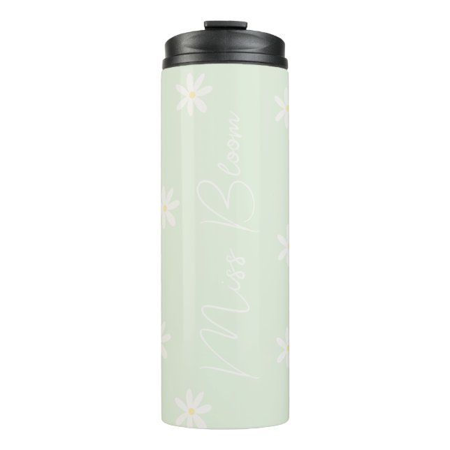 Personalized Pastel Daisy Thermal Tumbler (Front)