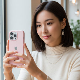 Personalized Pastel Pink iPhone Case with Custom