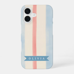 Personalized Patriotic Memorial Day 4th of July iPhone 16 Case