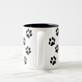personalized paw mug