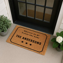 Personalized PCS Move Navy Family Name