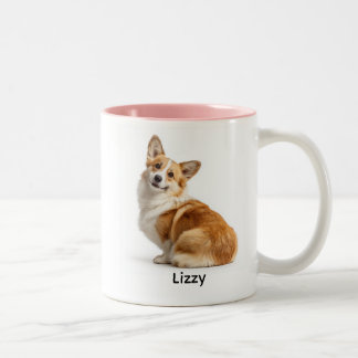 Personalized Pembroke Corgi “I Own You” Two-Tone Coffee Mug