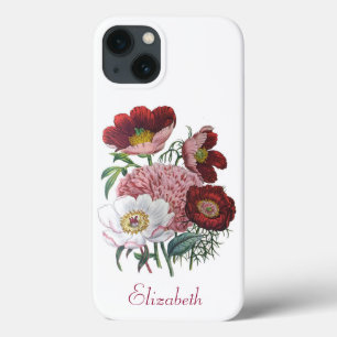 Personalized Peonies Case-Mate iPhone Case