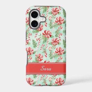 Personalized Peppermint Candy Phone Case