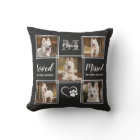 Personalized Pet Loss 5 Photo Collage Dog Memorial