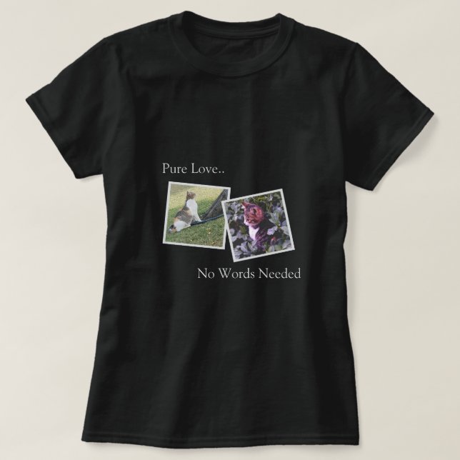 Personalized Pet Lover T-shirt (Design Front)