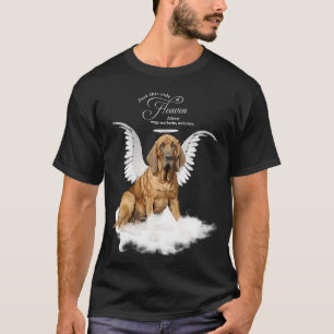 Personalized Pet Memorial Bloodhound Dog T-Shirt
