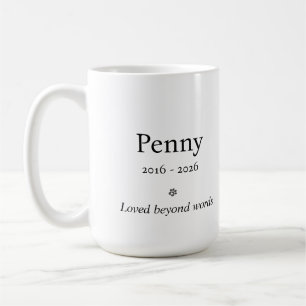 Personalized Pet Memorial Mug