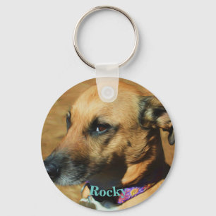 Personalized Pet Photo Dog Lover Keepsake Key Ring