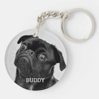 Personalized Pet Photo Dog Lover Keepsake Key Ring