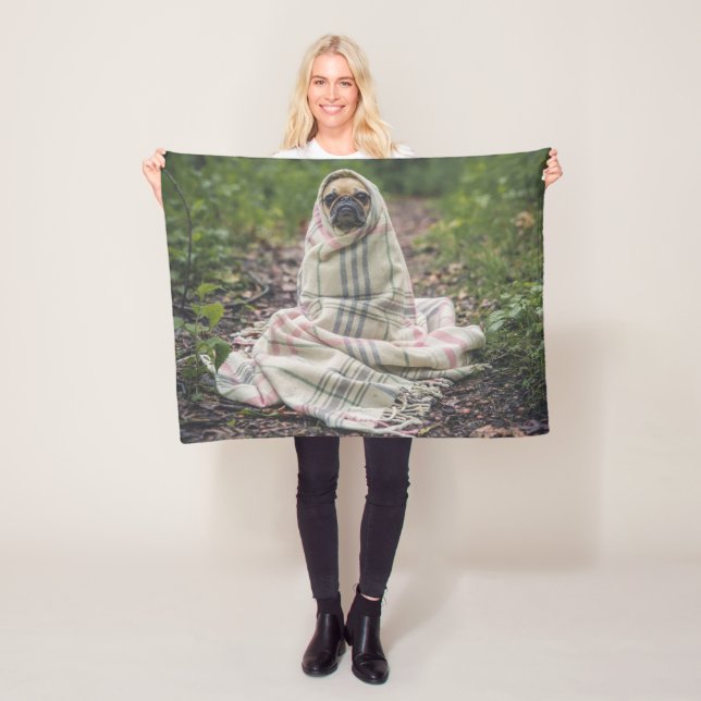 Personalized Pet Photo Fleece Blank (In Situ)