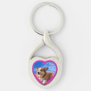 Personalized Pet Photo Keepsake Dog Lover Key Ring