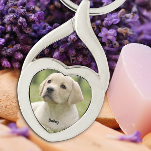 Personalized Pet Photo Keepsake Dog Lover Key Ring