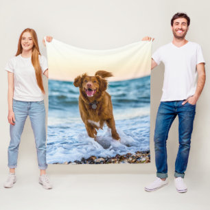 Personalized Pet Photo Keepsakes Gift Idea Fleece Blanket