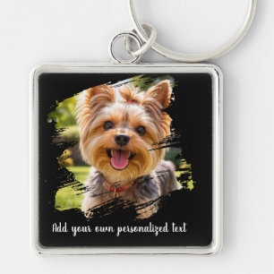 personalized pet photo key ring