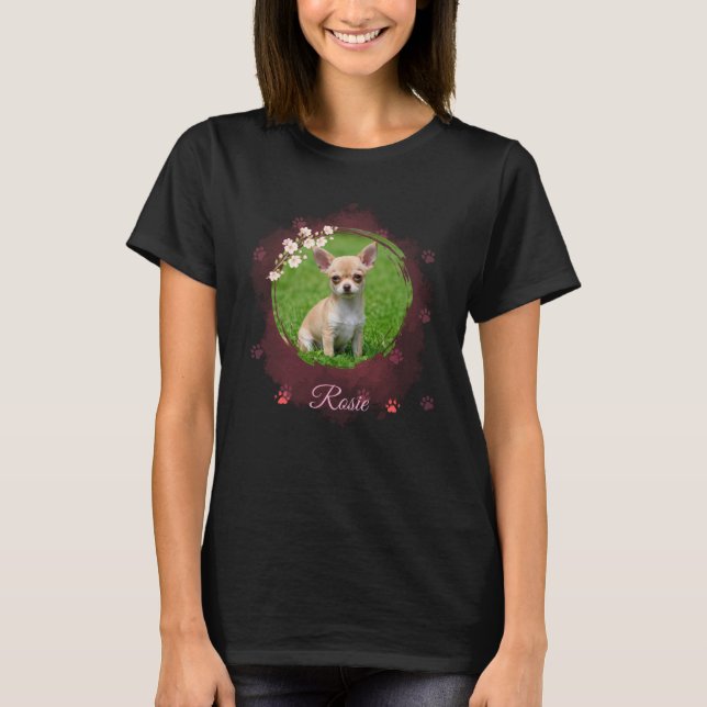 Personalized Pet Photo Woman's Shirt (Front)