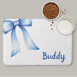 Personalized Pet Placemat - White Placemat Bath Mat