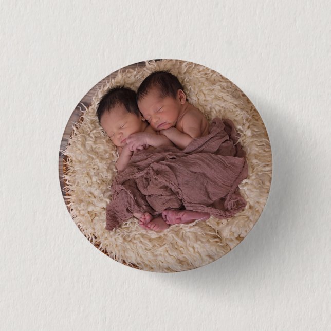 Personalized Photo 3 Cm Round Badge (Front)