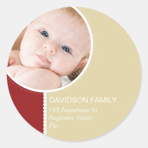 PERSONALIZED PHOTO ADDRESS LABELS :: goodcheer 7