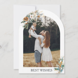 Personalized Photo Alcove Greeting Card