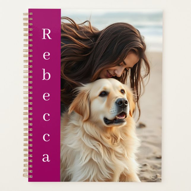 Personalized Photo and Name  Planner (Front)