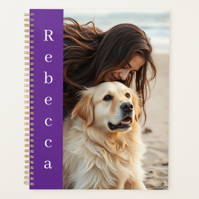 Personalized Photo and Name  Planner (Front)