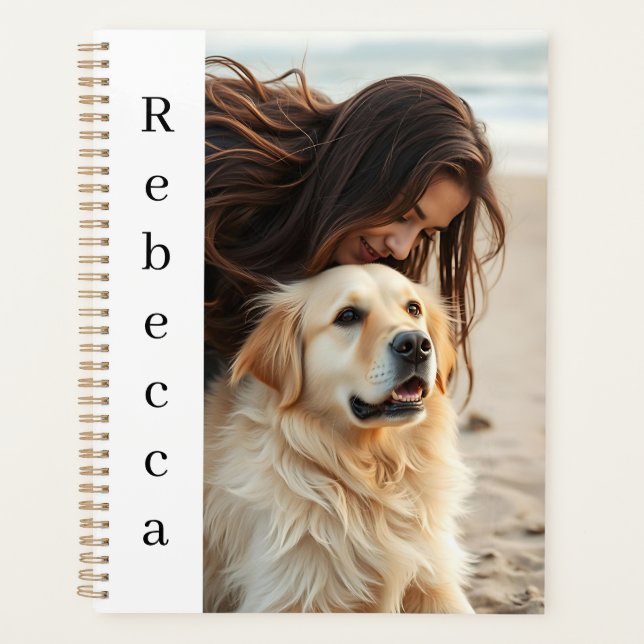 Personalized Photo and Name  Planner (Front)