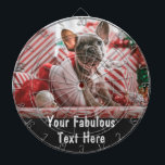 Personalized Photo and Text Dartboard<br><div class="desc">Hit the bullseye with fun on our Personalized Photo & Text Dart Board! Transform your game room, bar, or man cave into a truly unique space. Customize the board with your favorite photo and personalized text – a family portrait, a funny inside joke, a team logo, or a motivational message....</div>
