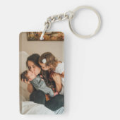Personalized Photo and Text Photo Collage Key Ring | Zazzle