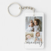 Personalized Photo and Text Photo Collage Key Ring | Zazzle
