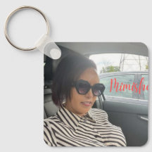 Personalized Photo and Text Photo Key Ring