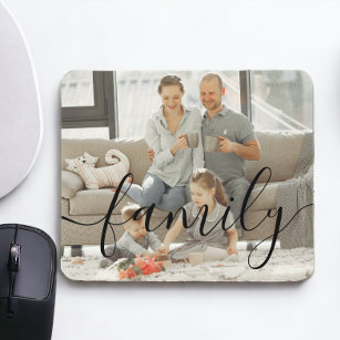 Personalized Photo and Text Photo Mouse Mat