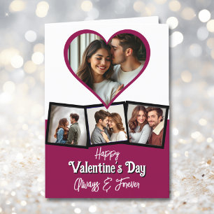 Personalized Photo and Text Valentine's Day Card