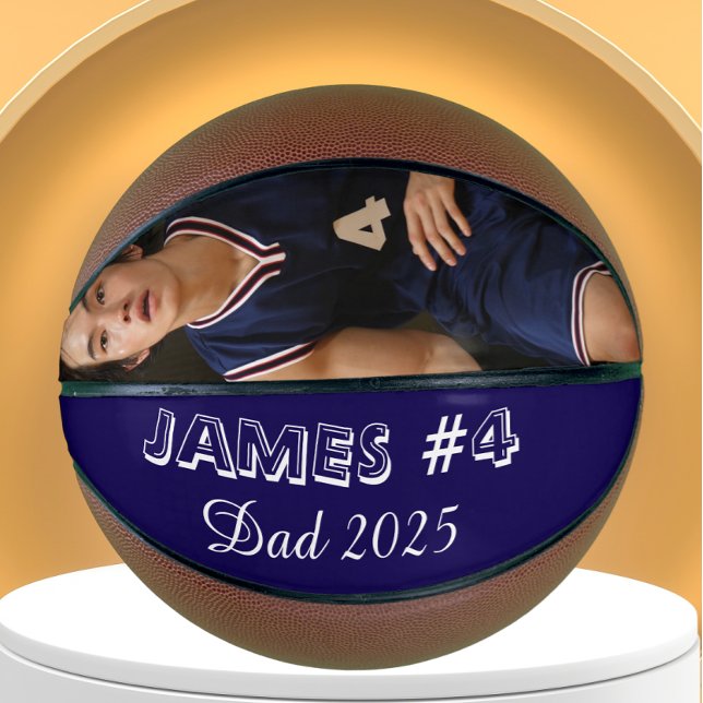 Personalized Photo Basketball for new dad (Creator Uploaded)