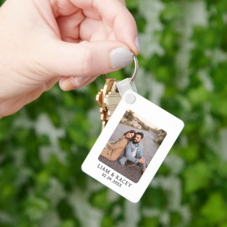 Personalized Photo Birthday Anniversary Wedding Key Ring