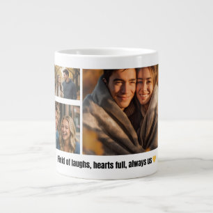 Personalized Photo Coffee Mug, Romantic Couple Gif Large Coffee Mug