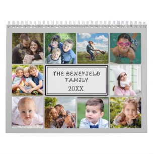 Personalized Photo Collage Calendar