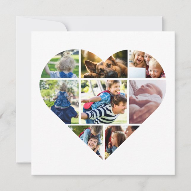 Personalized Photo Collage Cards For Any Occasion (Front)
