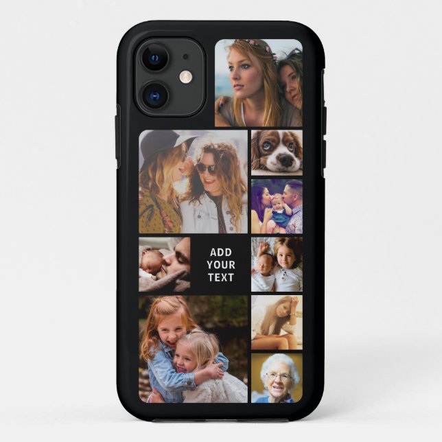 Personalized Photo Collage Case-Mate iPhone Case (Back)