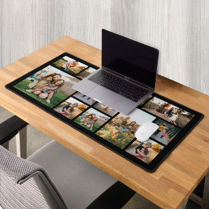 Personalized Photo Collage Desk Mat