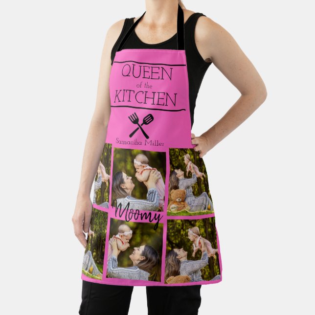 Personalized Photo Collage Kitchen Apron (Insitu)